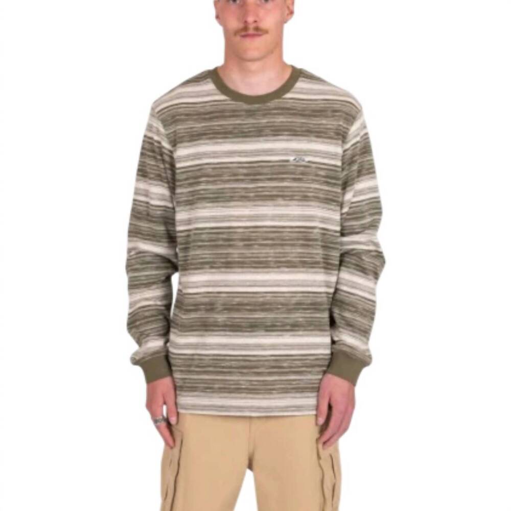 NEW RUSTY millenial long sleeve tee in army